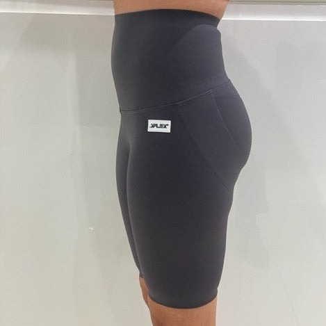 2 PACK KNEE LENGTH SHORTS WITH BUM SUPPORT GREY