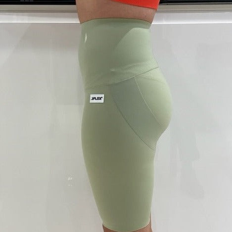 2 PACK KNEE LENGTH SHORTS WITH BUM SUPPORT SAGE