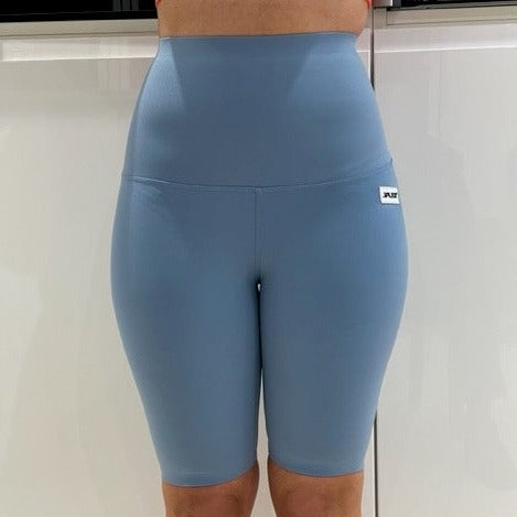 2 PACK KNEE LENGTH SHORTS WITH BUM SUPPORT BLUE