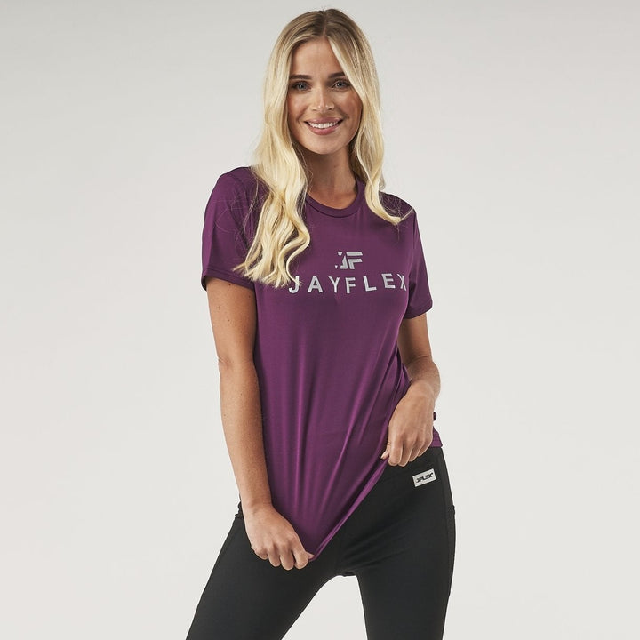 2 PACK - EVERYDAY NO CREASE T SHIRT PURPLE