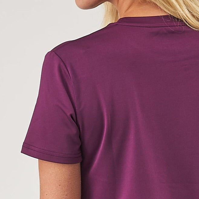 2 PACK - EVERYDAY NO CREASE T SHIRT PURPLE