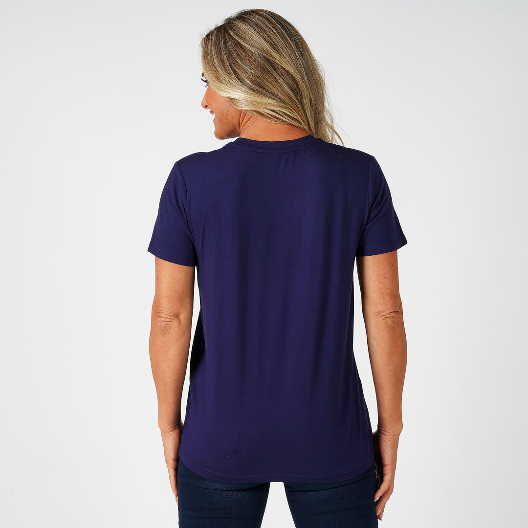 2 Pack -Designer T Shirt Blue