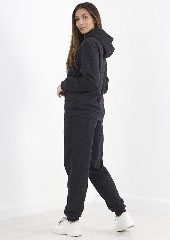 HOODIE WITH POCKETS CHARCOAL