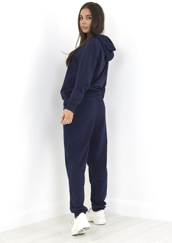 HOODIE WITH POCKETS NAVY
